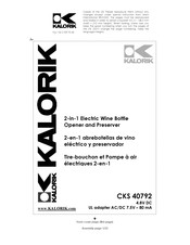 Kalorik CKS 40792 Manual Del Usuario