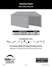 ShelterLogic ShelterTube 62807 Manual De Instrucciones