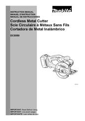 Makita DCS550 Manual De Instrucciones