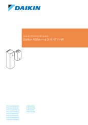 Daikin Altherma 3 H HT F+W Guía De Referencia Del Usuario