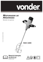 vonder MAV 1600 Manual De Instrucciones