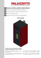 Palazzetti WILMA Manual De Instalación Y Mantenimiento
