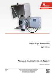 Bühler technologies GAS 222.20 Manual De Funcionamiento E Instalacion