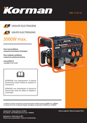 Korman 214116 Manual De Instrucciones