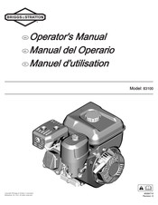 Briggs & Stratton 83100 Manual Del Operario