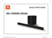 Harman JBL CINEMA SB260 Guia De Inicio Rapido