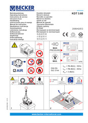 Becker KDT 3.60 Instrucciones Para El Manejo