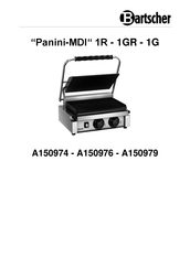 Bartscher Panini-MDI 1GR Manual De Instrucciones