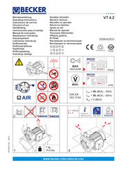 Becker VT 4.2 Instrucciones Para El Manejo