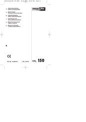 EINHELL YELLOW PROFILINE YPL 150 Manual De Instrucciones
