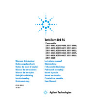 Agilent Technologies X3511-64008 Manual De Istrucciones