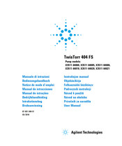 Agilent Technologies TwisTorr 404 FS Serie Manual De Istrucciones