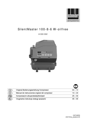 Schneider Airsystems SilentMaster 100-8-6 W-oilfree Manual De Instrucciones