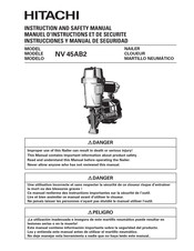 Hitachi NV 45AB2 Instrucciones Y Manual De Seguridad