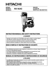 Hitachi NV 45AC Manual De Instrucciones