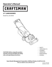 Craftsman 247.378970 Manual Del Usuario