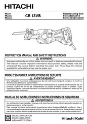 Hitachi CR 13VB Manual De Instrucciones