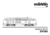 marklin 39180 Manual De Instrucciones