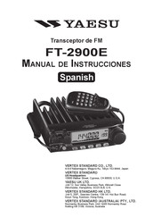 Yaesu FT-2900E Manual De Instrucciones