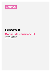 Lenovo B Manual De Usuario