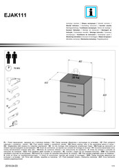 Forte EJAK111 Instrucciones De Montaje