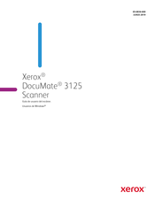 Xerox DocuMate 3125 Guía De Usuario