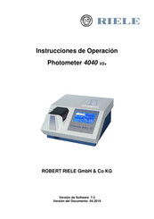 ROBERT RIELE 4040 V5+ Instrucciones De Operación