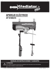 Gladiator PRO AP 81000/25 Manual De Instrucciones