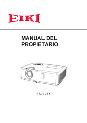 Eiki EK-103X Manual Del Propietário