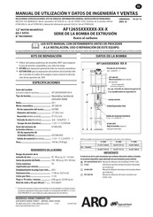 Ingersoll Rand ARO AF1265S Serie Manual De Utilización