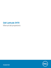 Dell Latitude 3470 Manual Del Propietário