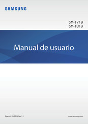 Samsung SM-T819 Manual De Usuario