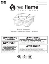 RealFlame C11811LP Sedona El Manual Del Propietario