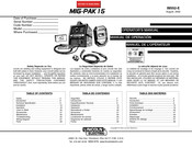 Lincoln Electric MIG-PAK 15 Manual De Usuario