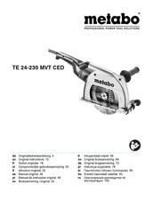 Metabo TE 24-230 MVT CED Manual Original