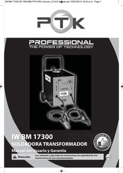 PTK IW BM 17300 Manual Del Usuario Y Garantía