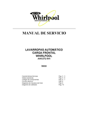 Whirlpool AWG372 WH Manual De Servicio