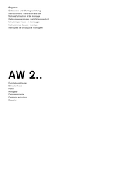 Gaggenau AW 2 Serie Instrucciones De Uso