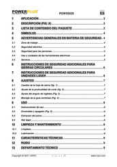 Powerplus POWX0520 Instrucciones De Uso