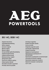 AEG POWERTOOLS BSB 14C Manual Original