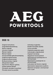 AEG BSB 18 Manual Original