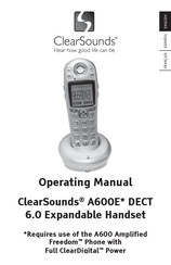 ClearSounds A600E Instrucciones De Uso