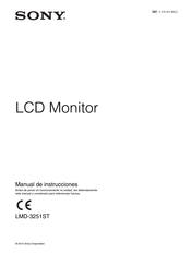 Sony LMD-3251ST Manual De Instrucciones