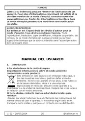 Velleman HAM202 Manual Del Usuario