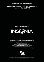 Insignia NS-32DD310NA15 Guía Del Usuario Con El Producto