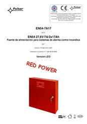 Pulsar RED POWER EN54-7A17 Manual Del Usuario