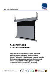 ADEO SCREEN INSUPERIOR Manual De Instalacion Y Uso