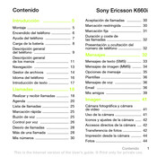 Sony Ericsson K660i Guía Del Usario