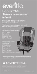 Evenflo Sonus 65 Manual Del Propietário