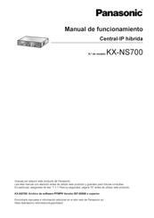 Panasonic KX-NS700 Manual De Funcionamiento